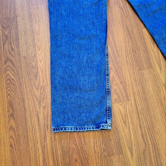 Levi's 516 Slim Fit Men's Blue Jeans W36 L30 Dark Wash Classic 100% Cotton Denim - Picture 9 of 12